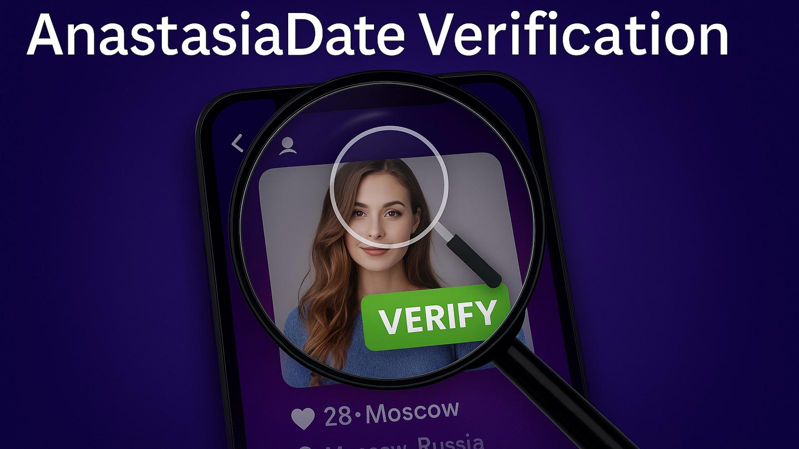 AnastasiaDate Verification — Real Identity in 24 Hours AnastasiaDate profile verification — Russian women identity and scam check before sending money